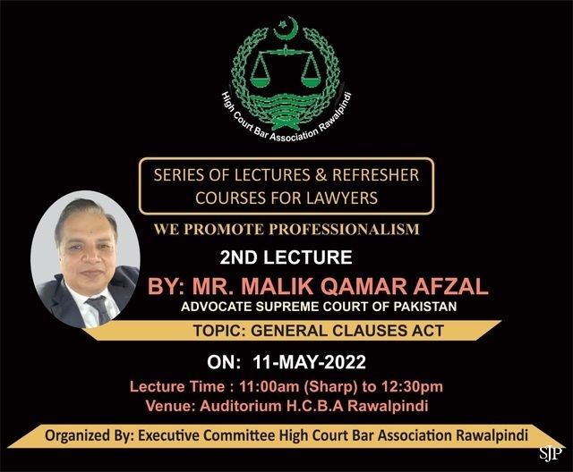 Lecture on General Clauses Act